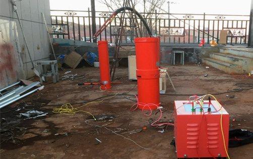 變頻串聯(lián)諧振實驗裝置接線圖 變頻串聯(lián)諧振實驗裝置接線圖